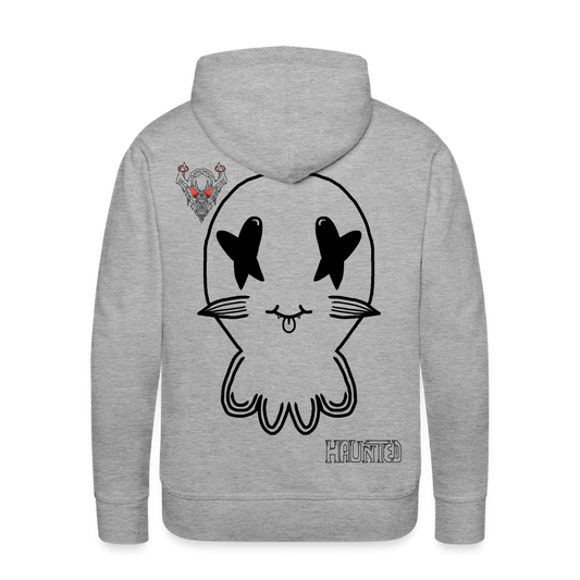 Man Hoodie Ghost No Doodle Dark - Grau meliert