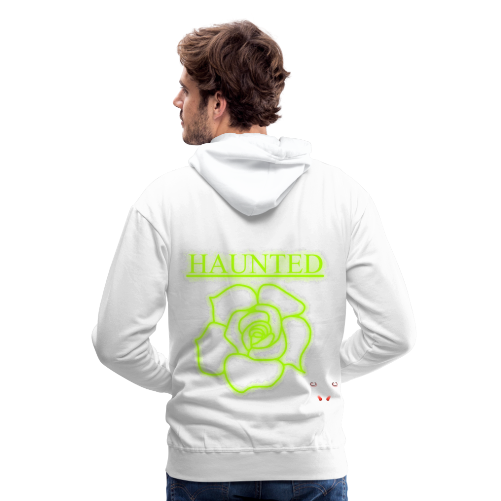 Men Hoodie Poison Neon Rose - Weiß