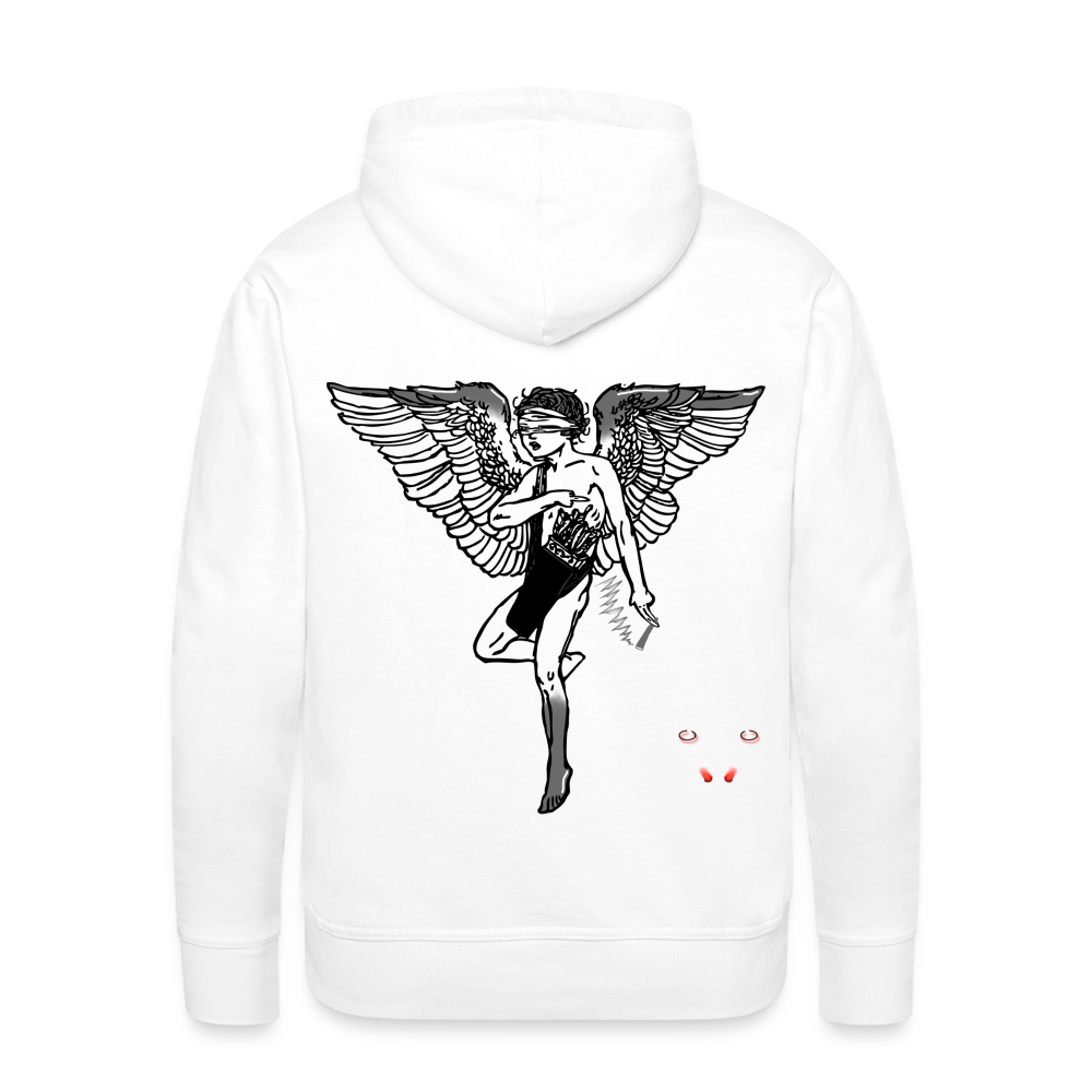 Men Hoodie Angel - Weiß