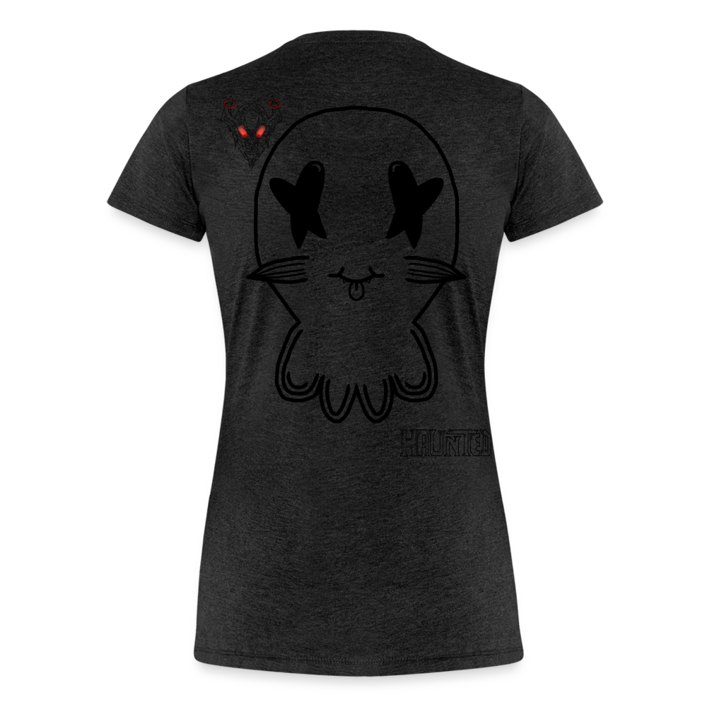 Woman T-Shirt Ghost No Doodle Dark - Anthrazit