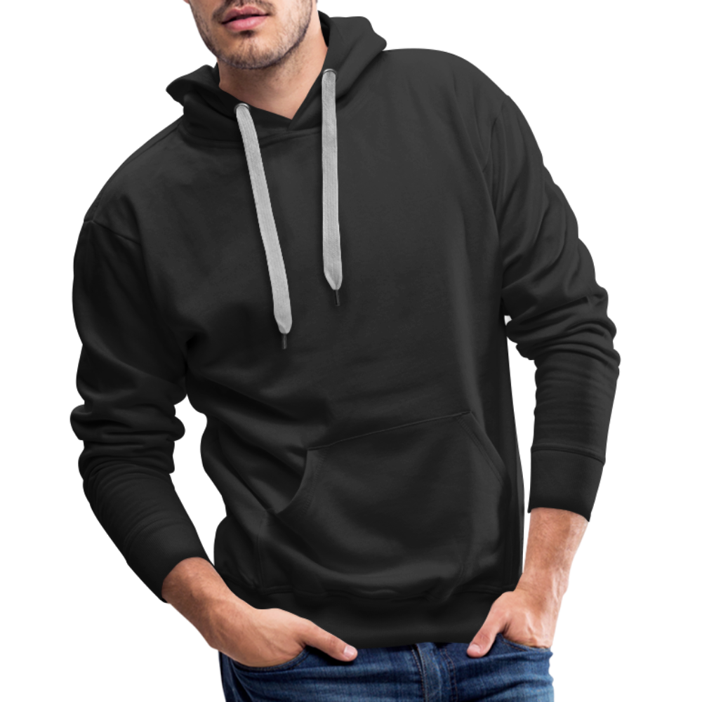 Men Hoodie Waves Light - Schwarz