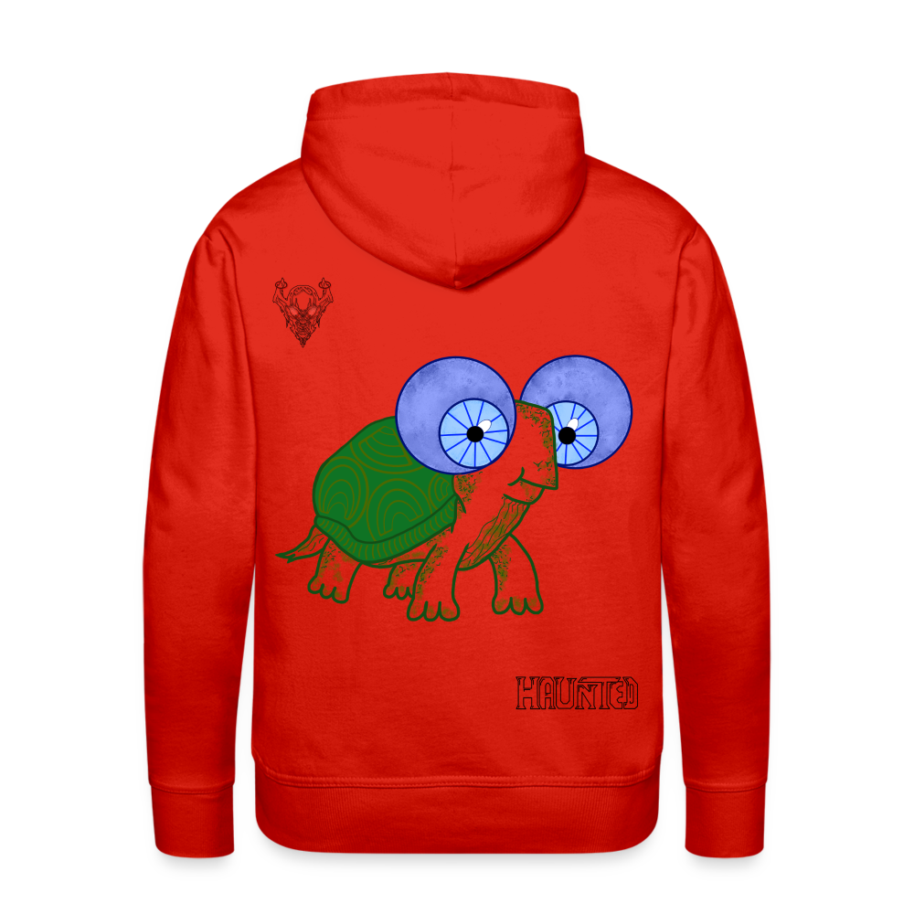 Men Hoodie Turtle - Rot