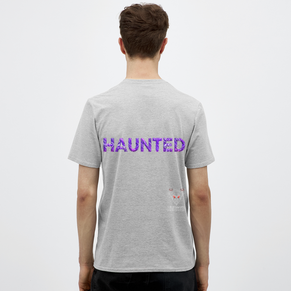 Men T-Shirt Violet Whispers Essence - Grau meliert