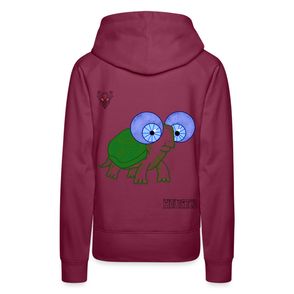 Woman Hoodie Turtle - Bordeaux