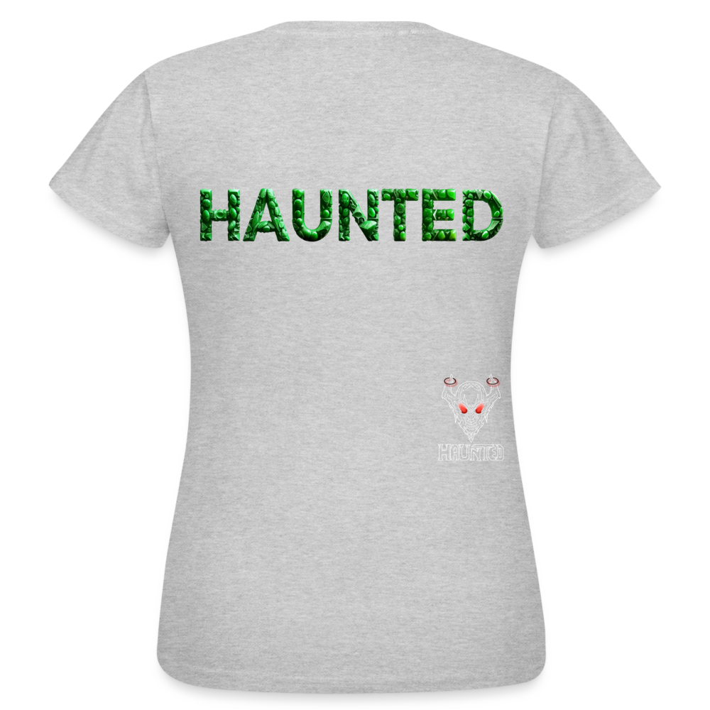 Women T-Shirt Emerald Gem Elixir - Grau meliert