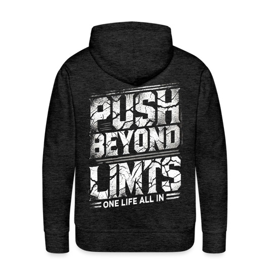 Men Hoodie Push Beyond Limits - Anthrazit