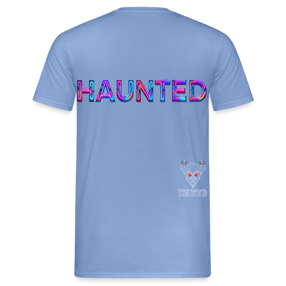 Men T-Shirt Neon Pulse Energy - carolina blue