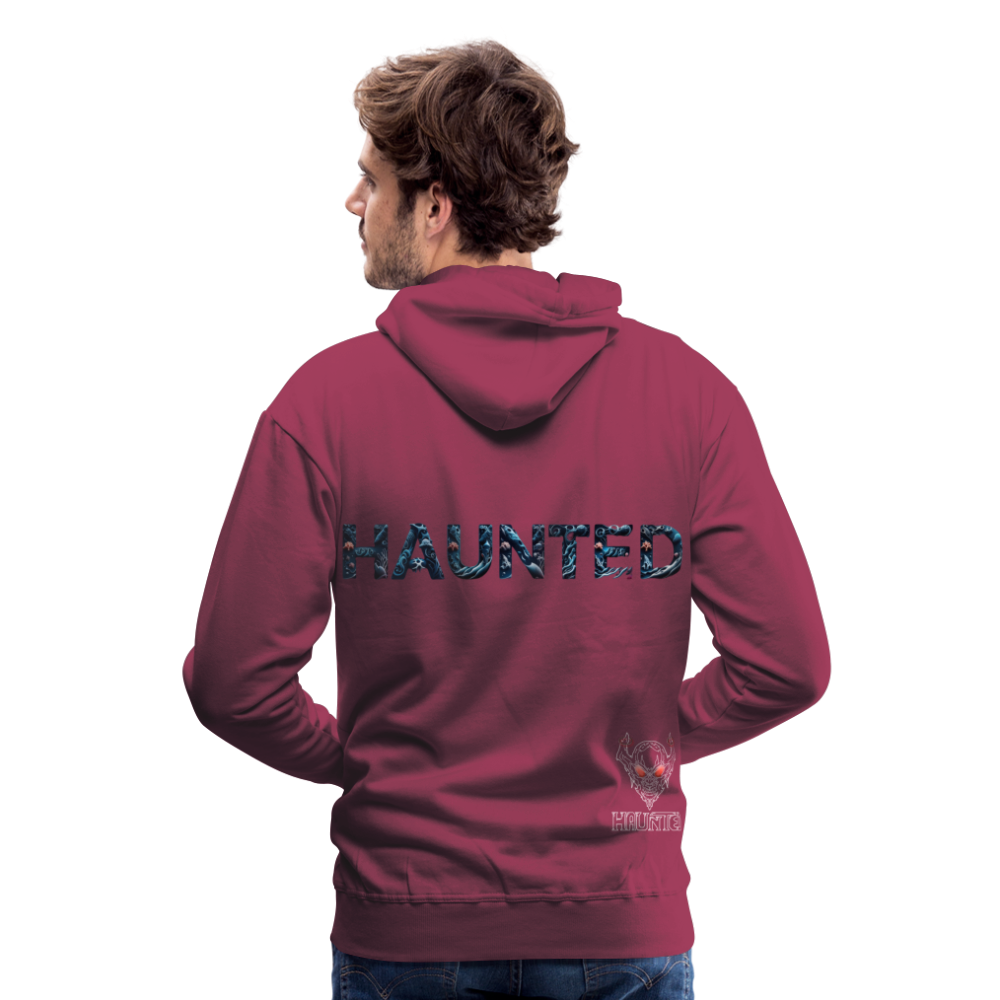 Men Hoodie Abyssal Coral Glow - Bordeaux