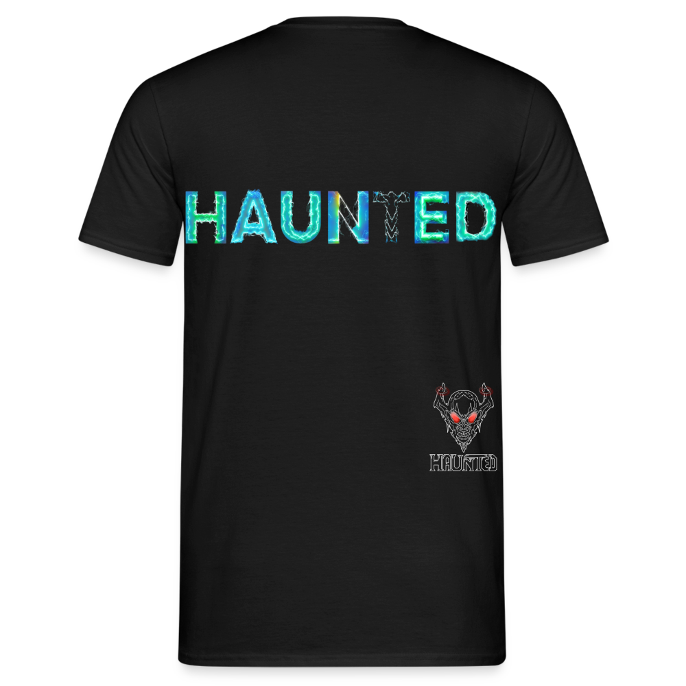Men T-Shirt Neon Surge Aura - Schwarz