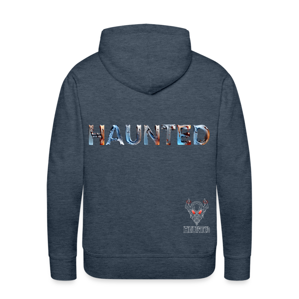 Men Hoodie Aqua Ember Elixir - Jeansblau