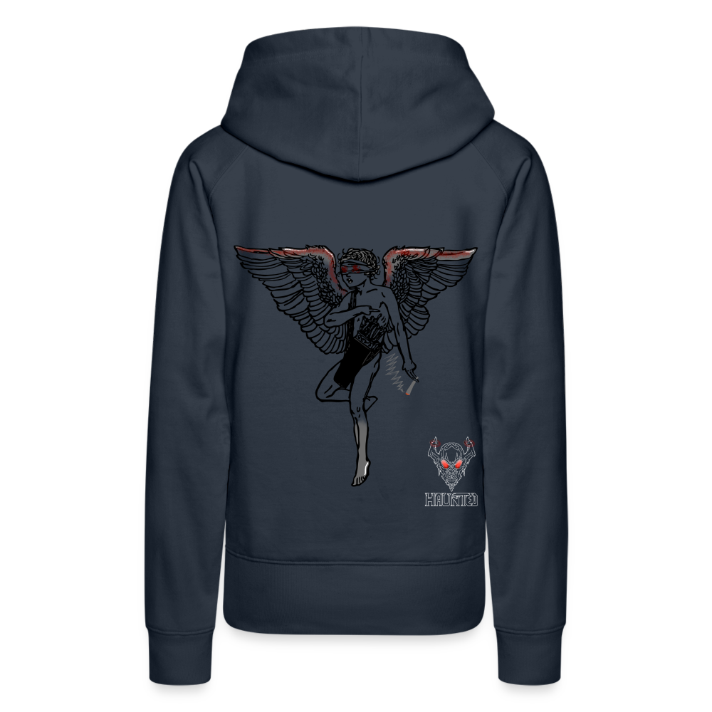 Woman Hoodie There Is No Heaven bloody - Navy