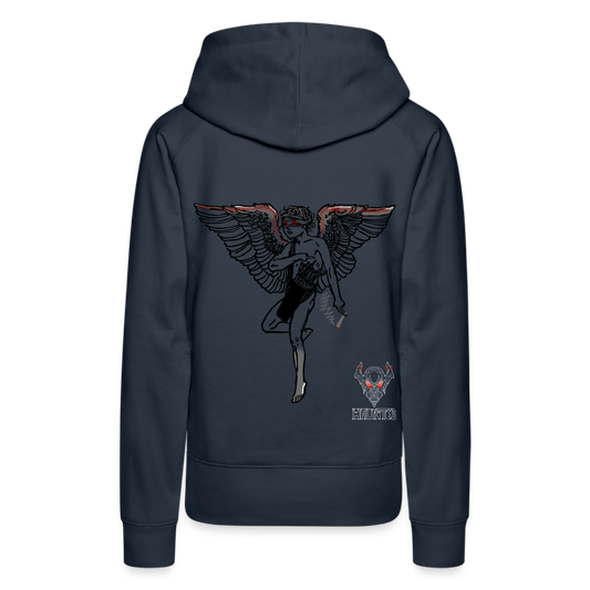 Woman Hoodie There Is No Heaven bloody - Navy