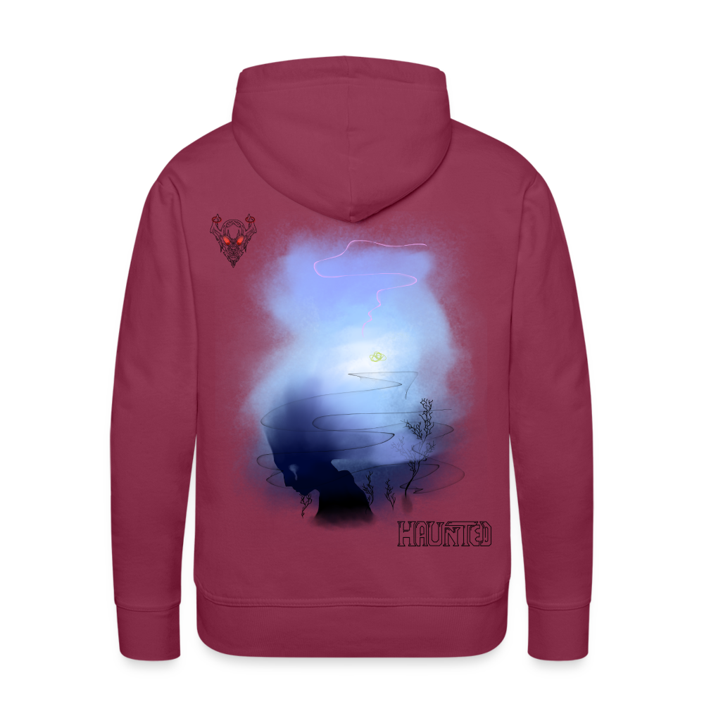 Men Hoodie Drowning - Bordeaux