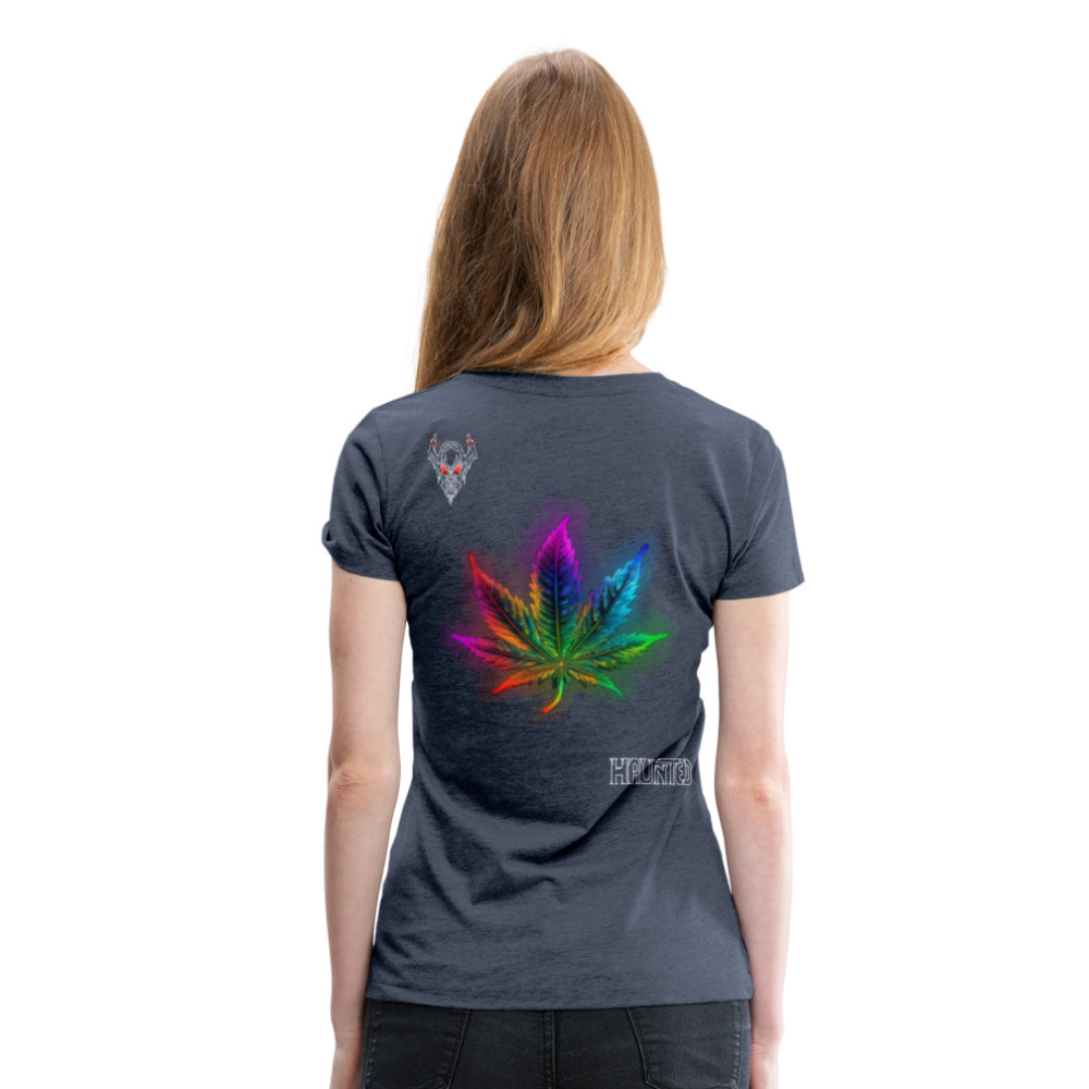 Woman T-Shirt La Bonne Beuh - Blau meliert