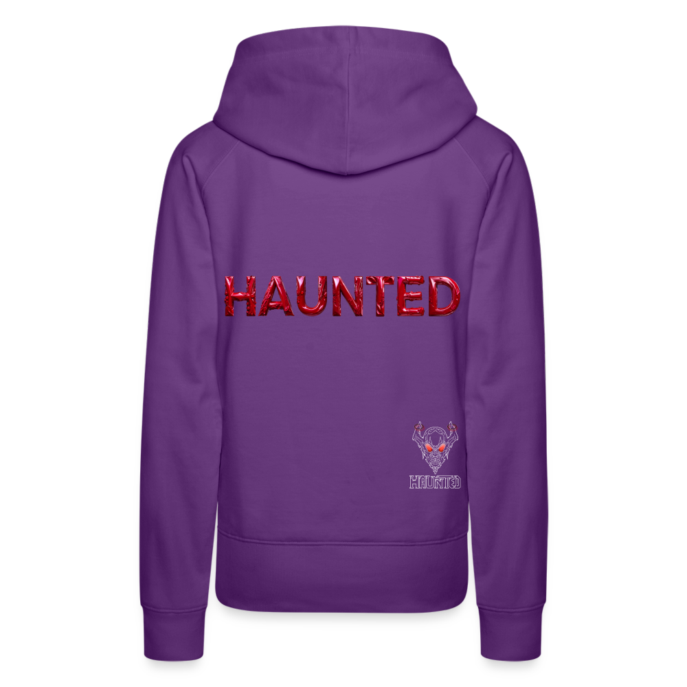 Women Hoodie Ruby Flame Elixir - Purple