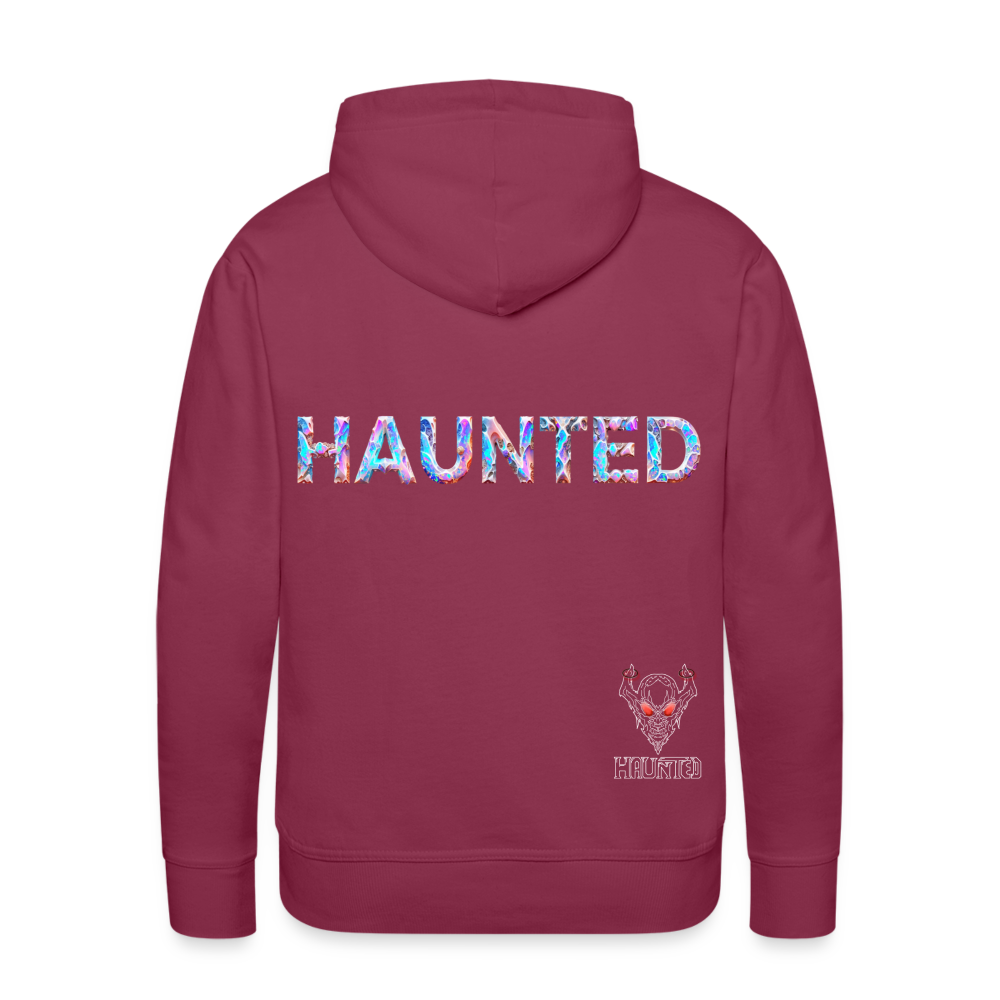Men Hoodie Opal Aura Mist - Bordeaux