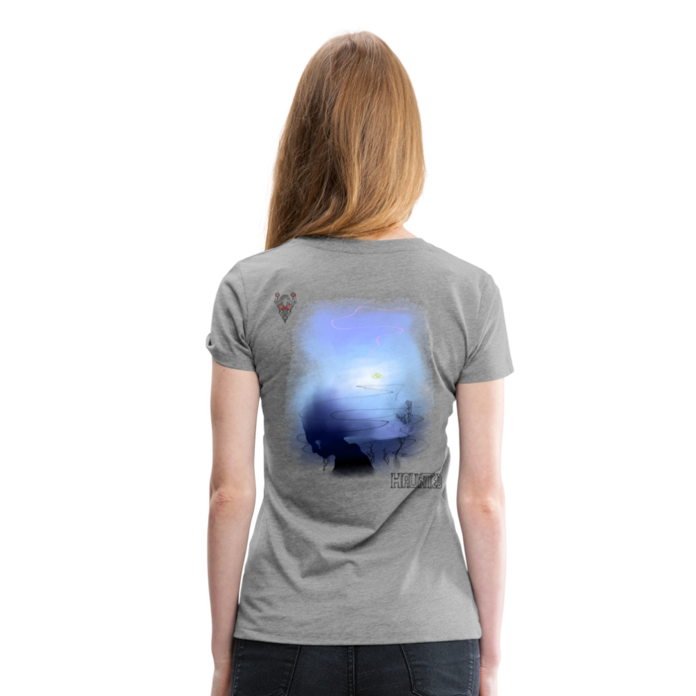 Woman T-Shirt Fading - Grau meliert
