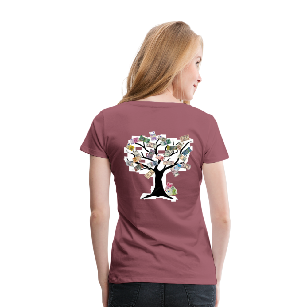 Women T-Shirt Money Tree - Malve