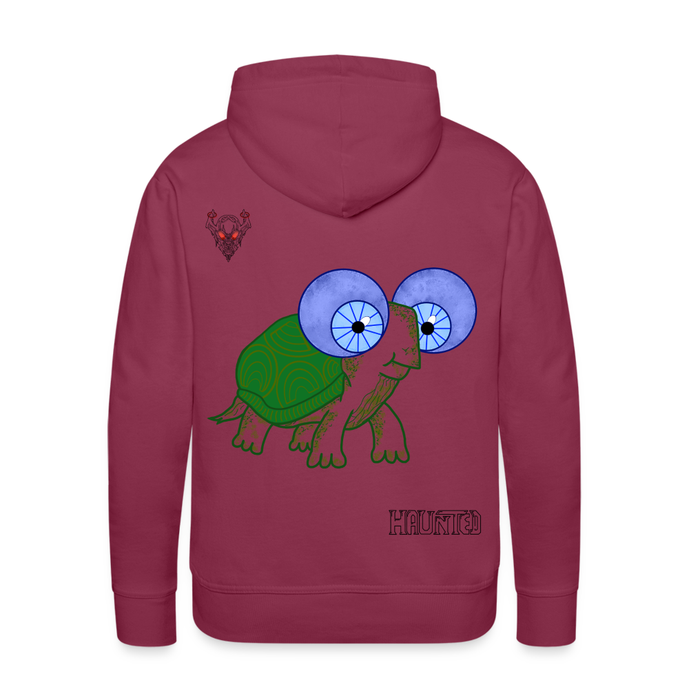 Men Hoodie Turtle - Bordeaux