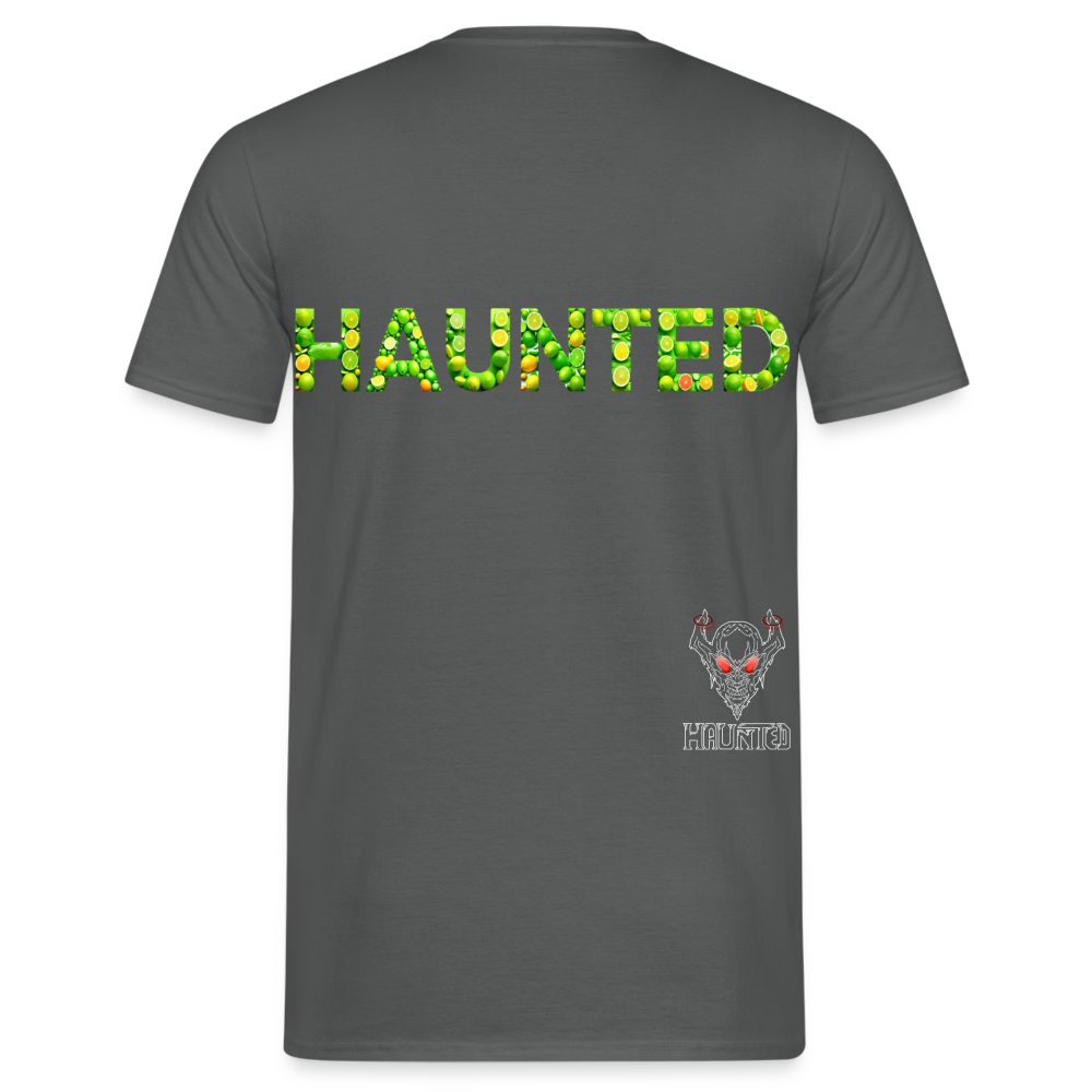 Männer T-Shirt Citrus Burst Splash - Anthrazit