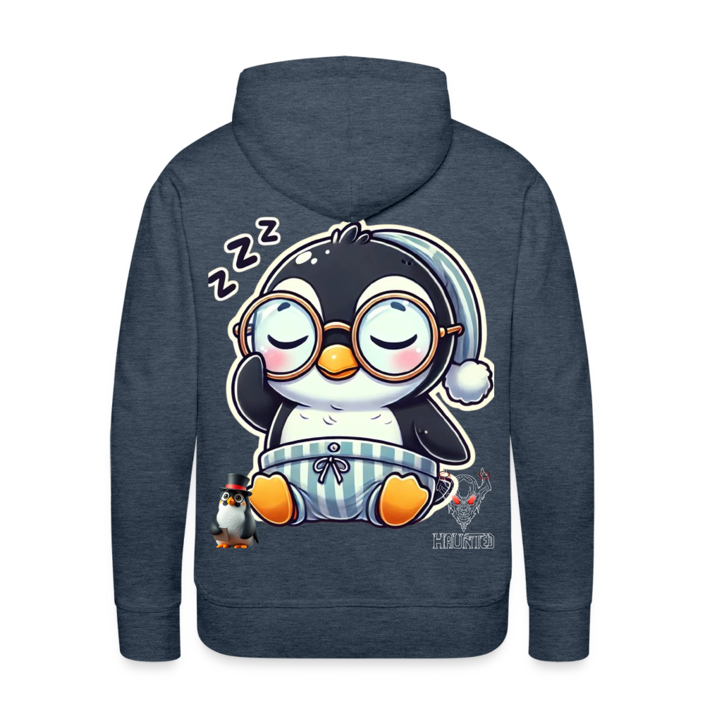Men Hoodie Sleepy KasPenguin - Jeansblau