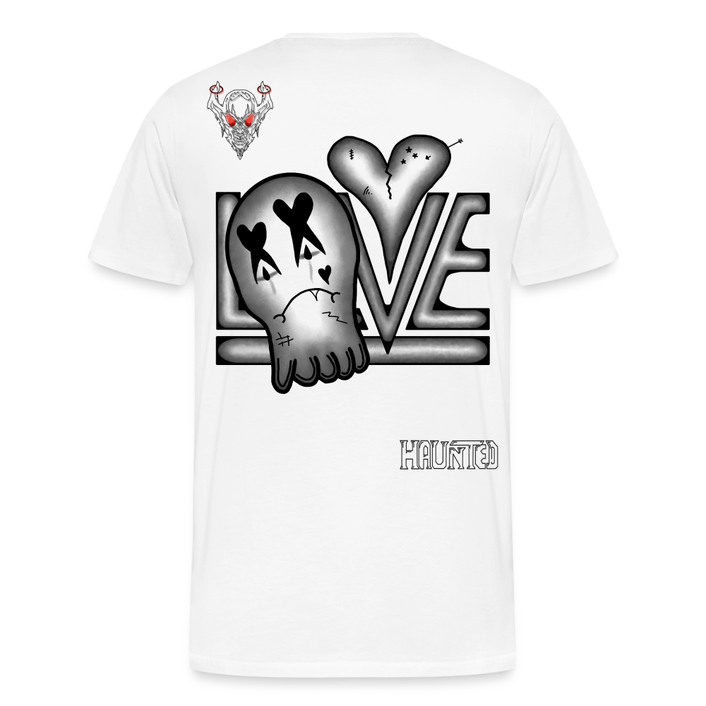 Man T-Shirt LOVE - Weiß