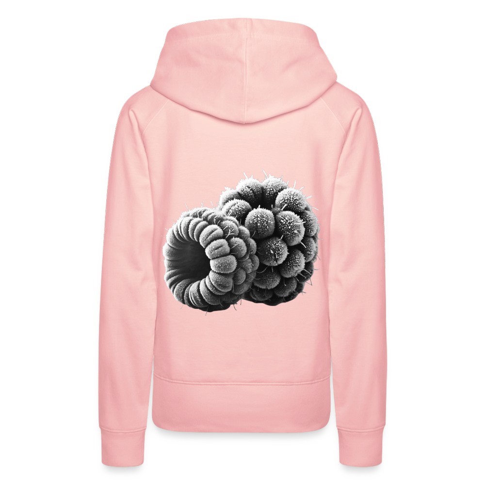 Women Hoodie Frozen Berries - Kristallrosa