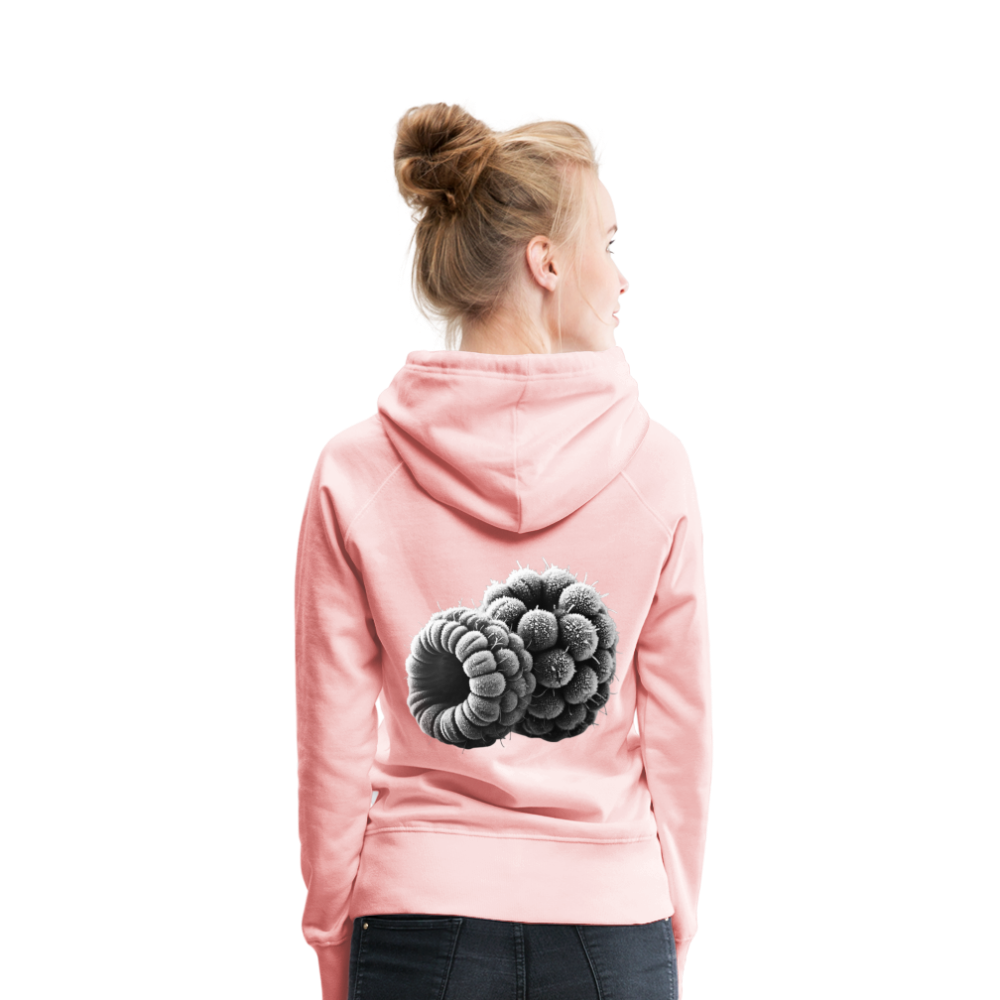 Women Hoodie Frozen Berries - Kristallrosa