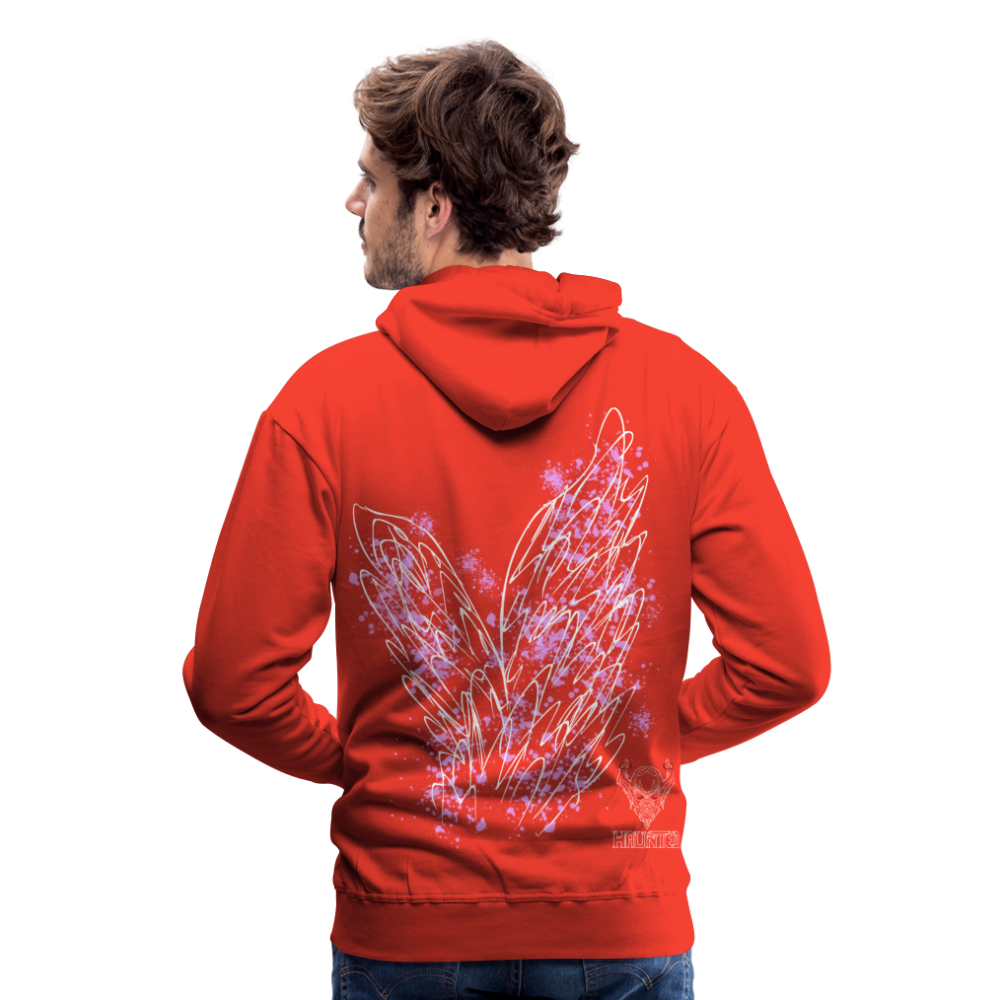 Men Hoodie Light Purple Wings - Rot