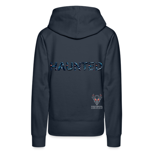 Women Hoodie Abyssal Coral Glow - Navy