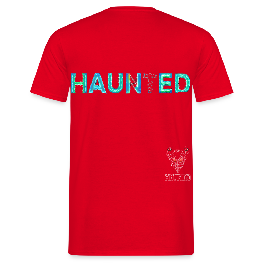 Men T-Shirt Neon Surge Aura - Rot