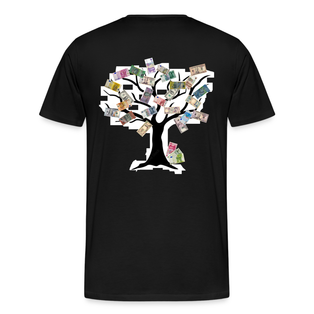 Men T-Shirt Money Tree - Schwarz