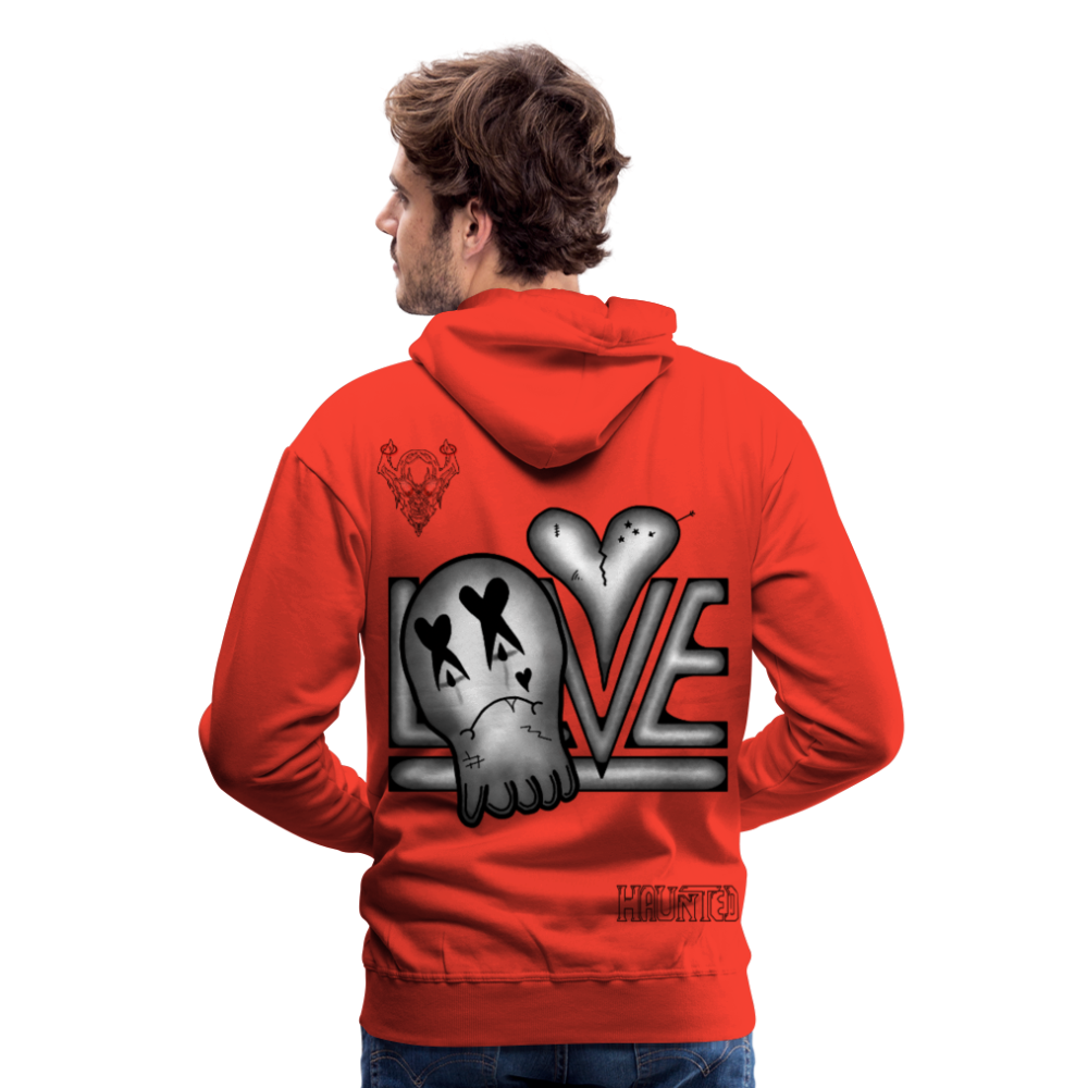Man Hoodie LOVE - Rot