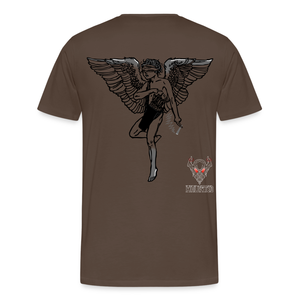 Men T-Shirt Angel - Edelbraun