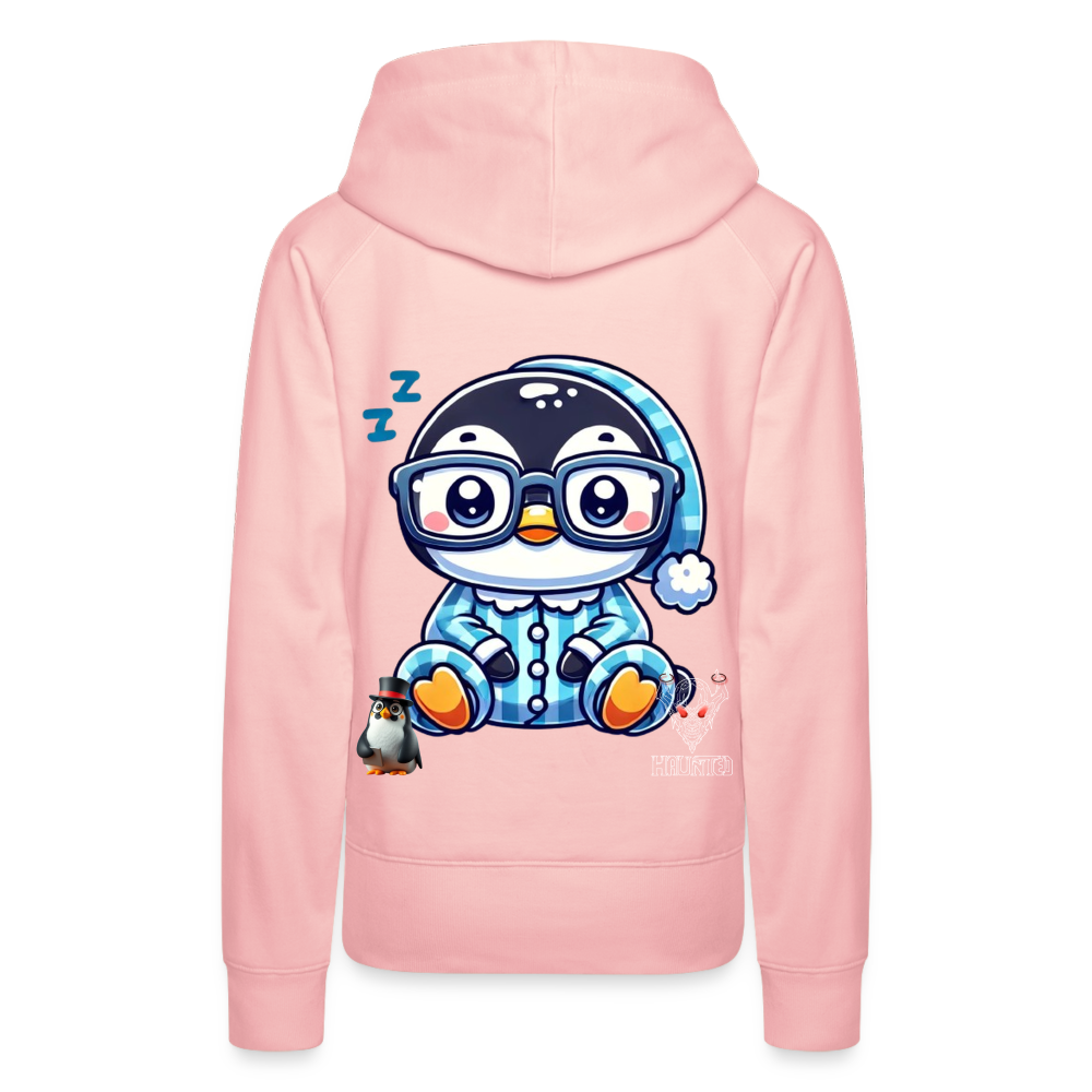 Women Hoodie KasPenguin in Pyjama - Kristallrosa
