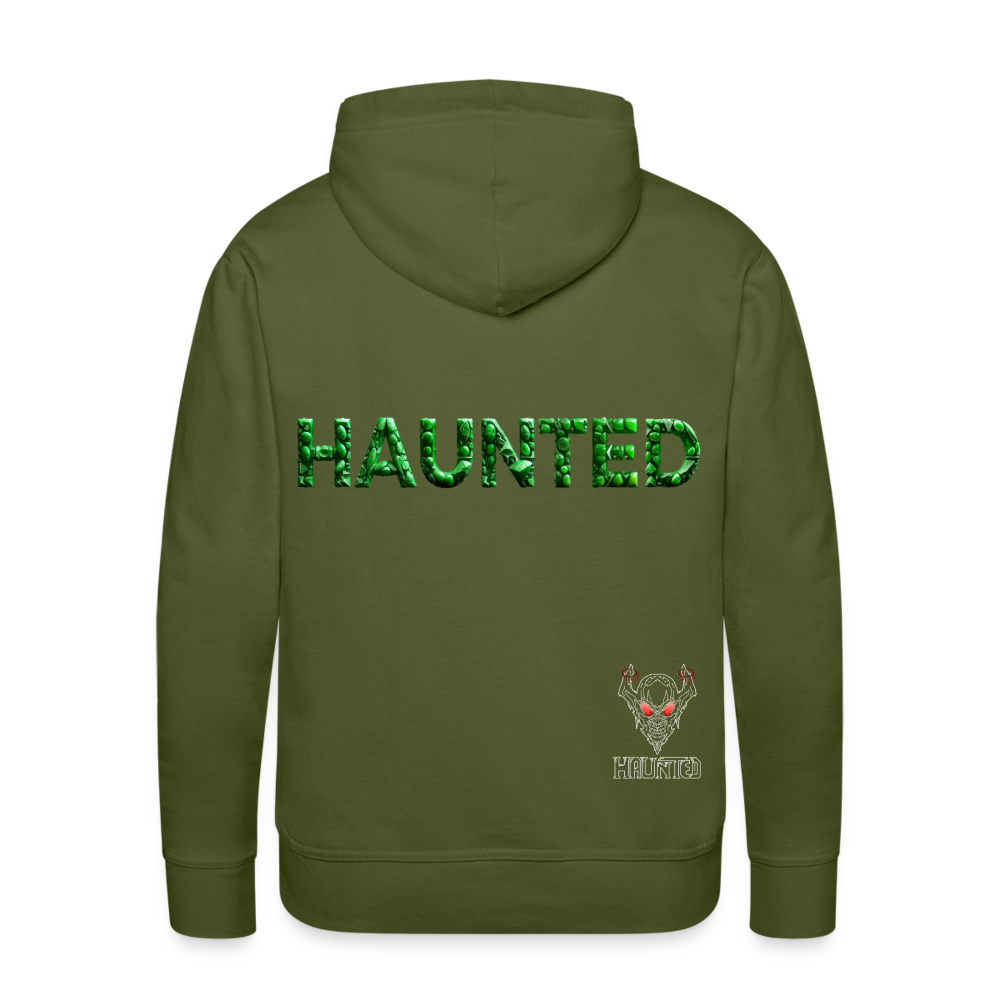 Men Hoodie Emerald Gem Elixir - Olivgrün