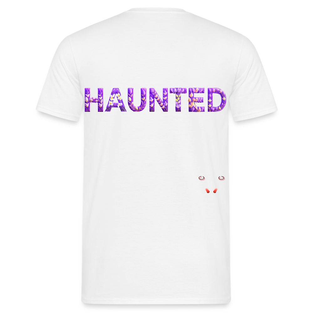 Men T-Shirt Lavender Bloom Essence - Weiß