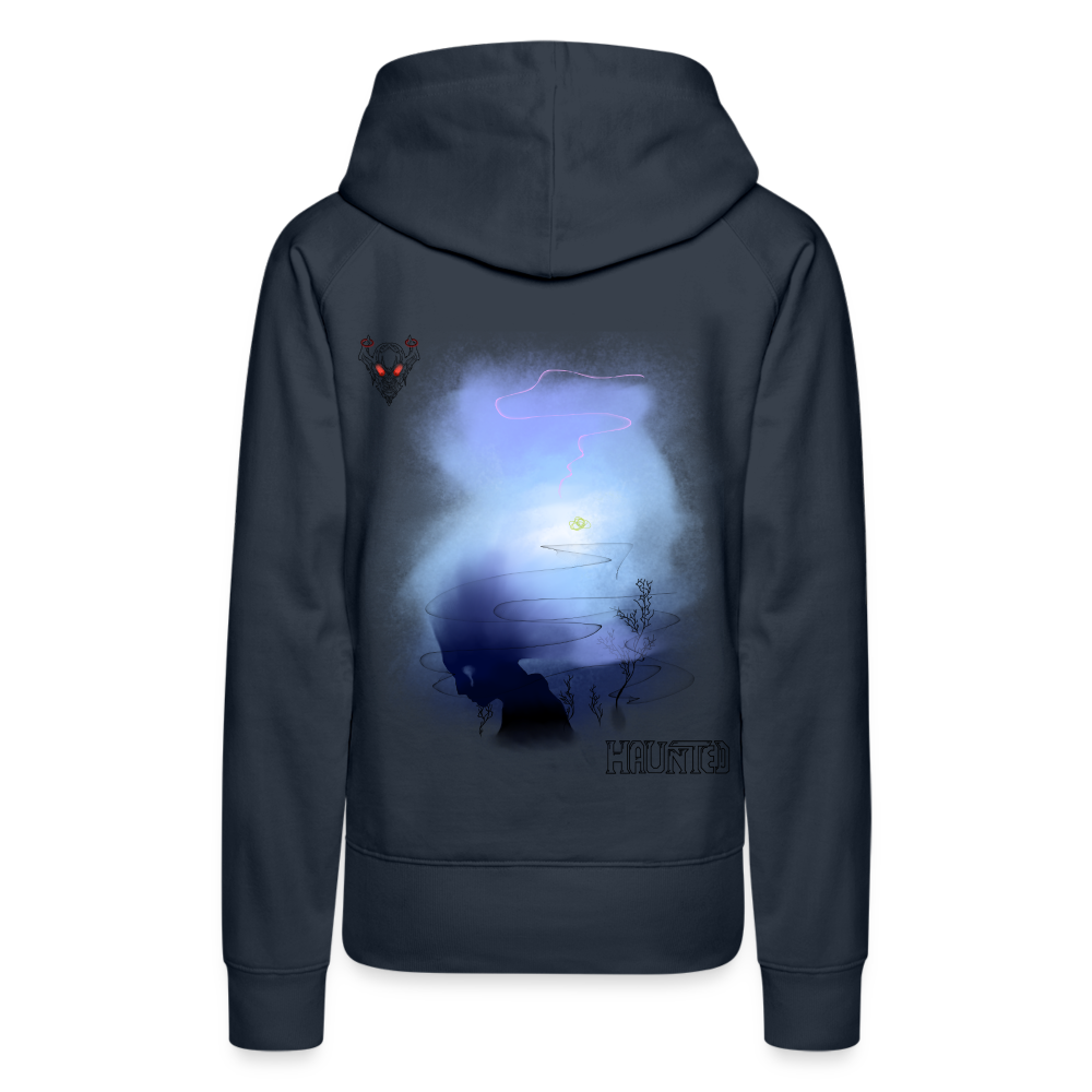Woman Hoodie Drowning - Navy