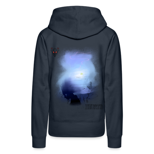 Woman Hoodie Drowning - Navy