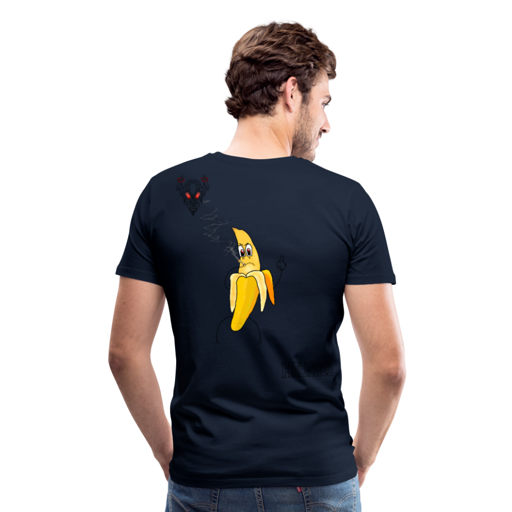 Man T-Shirt Pissed Bananna - Navy