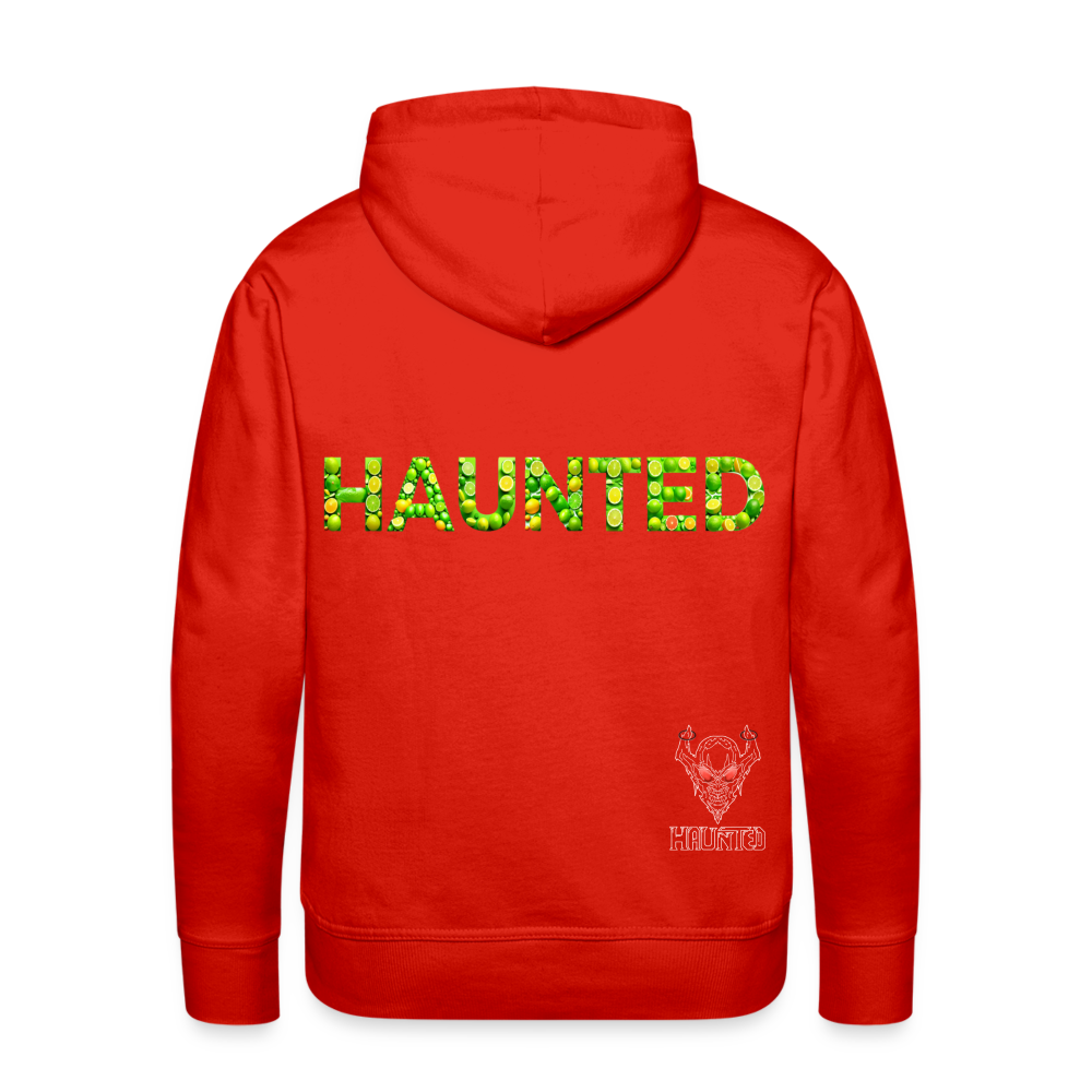 Men Hoodie Citrus Burst Splash - Rot