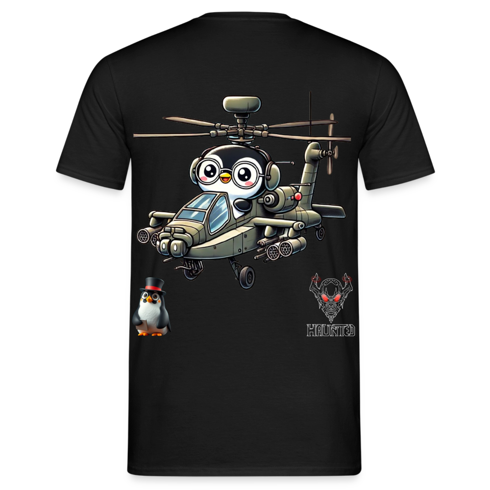 Men T-Shirt KasPenguin in Apache - Schwarz