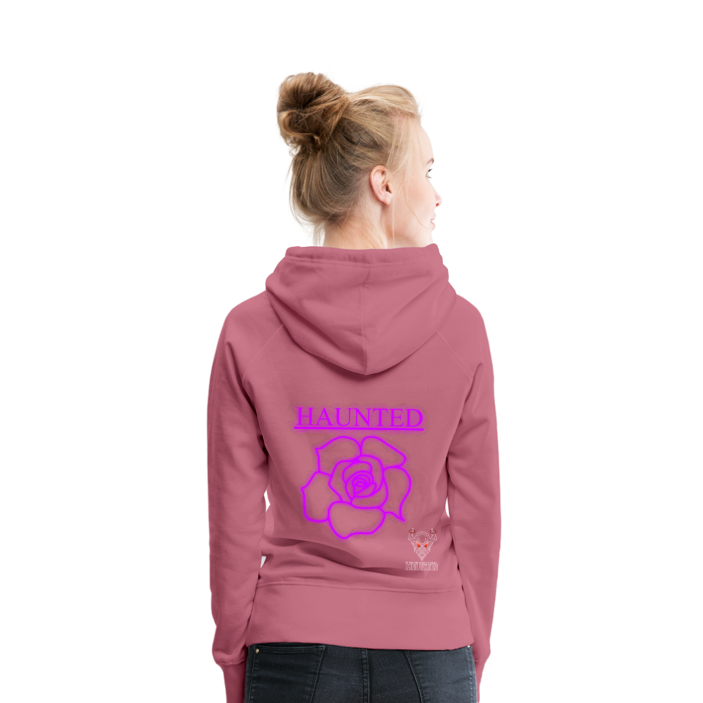 Women Hoodie Pink Neon Rose - Malve