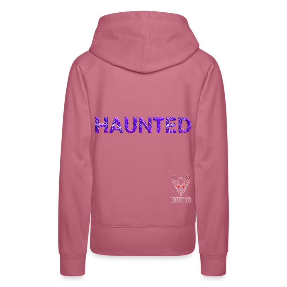 Women Hoodie Violet Whispers Essence - Malve
