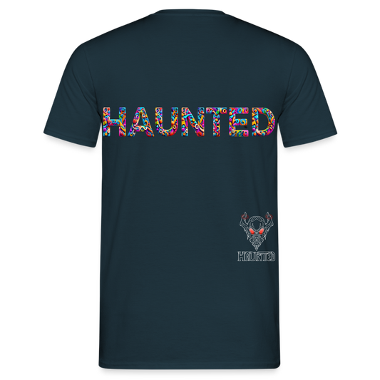 Men T-Shirt Haunted Doodle Dreams - Navy