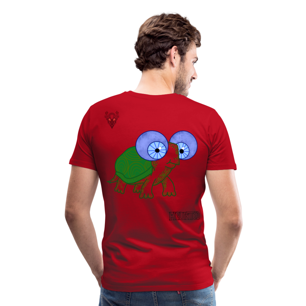 Man T-Shirt Turtle - Rot