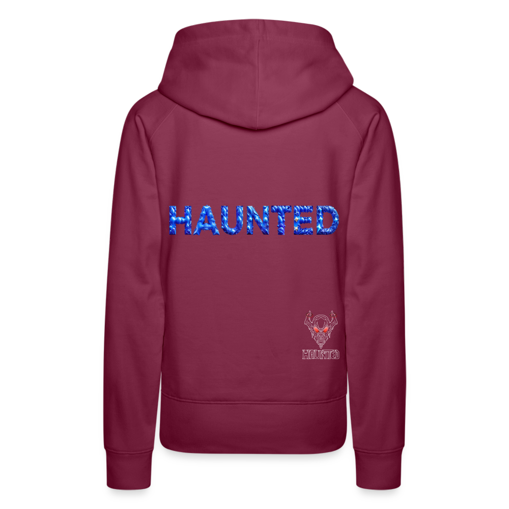 Women Hoodie Sapphire Night Glow - Bordeaux