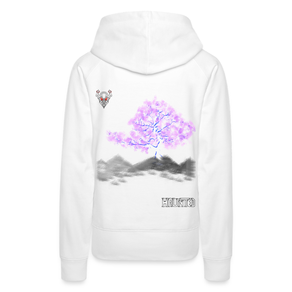 Woman Hoodie Cherry Blossom - Weiß