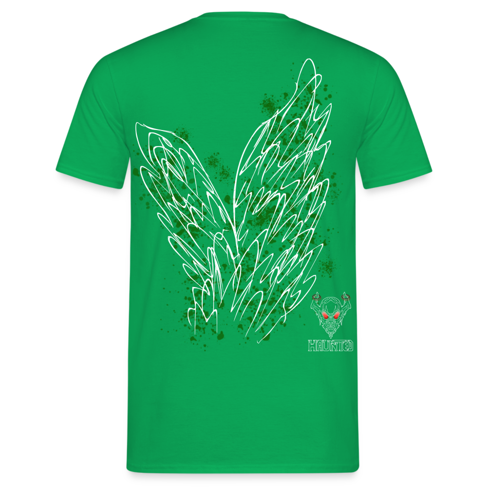 Men T-Shirt Dark Green Wings - Kelly Green