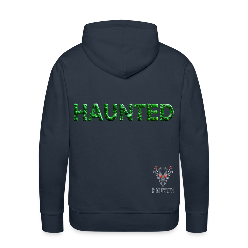Men Hoodie Emerald Gem Elixir - Navy